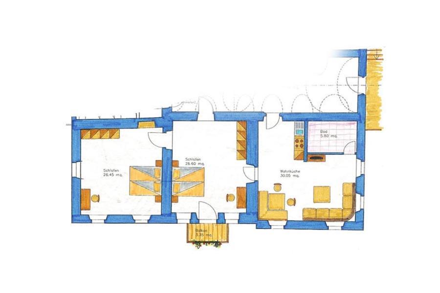 Appartement Pichler Toblach Exteriör bild